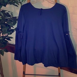 Lane Bryant “Mixed Media” Top